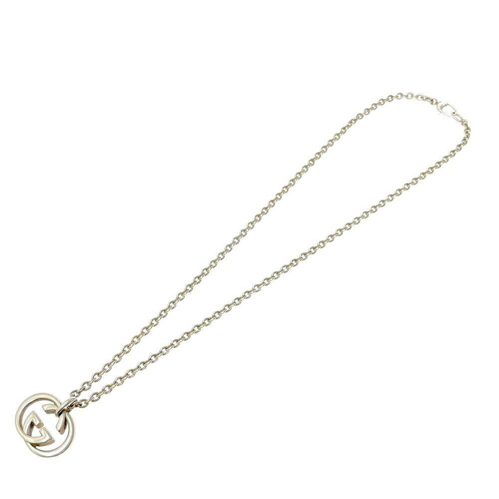 Gucci Silver Interlocking Necklace - image 1